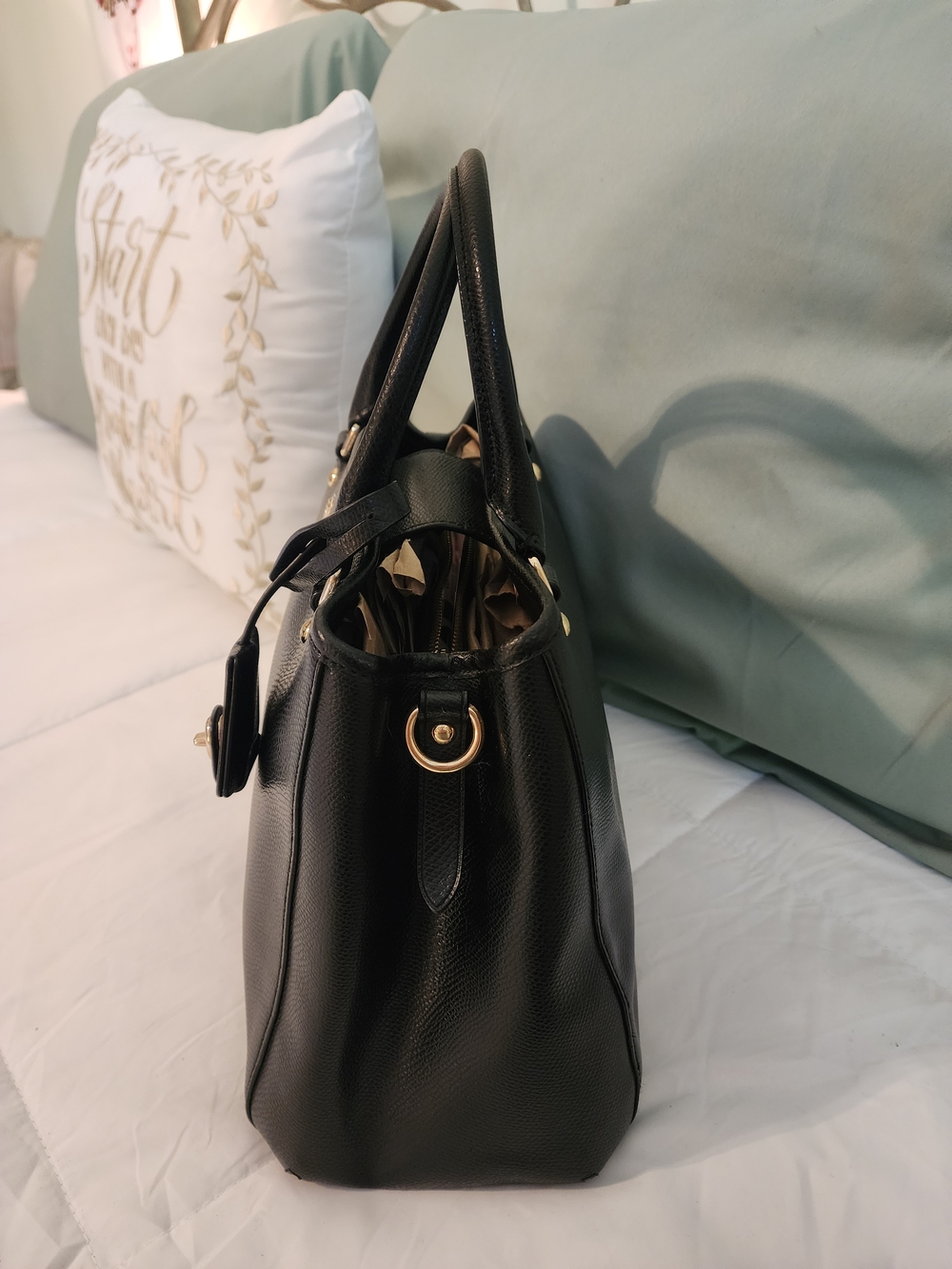 Coach Small Margot Carryall Satchel with Gold Hardware and Detachable Strap - Picture 3 of 11